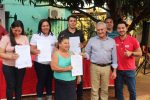 Firma de Contrato de Arrendamiento de propiedad a las flias del B° Virgen del Carmen y Tacurú Pucú