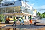 OBRAS DE BACHEO EN LA AVENIDA JUAN E’ OLEARY