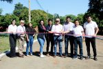 INAUGURACIÓN DE PAVIMENTO TIPO EMPEDRADO EN LOS BARRIOS  CAACUPEMI Y VALLE LAS FLORES
