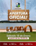 APERTURA OFICIAL DE LA PLAYA TACURU PUCU