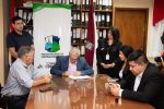 FIRMA DE CONVENIO ENTRE LA MUNICIPALIDAD DE HERNANDARIAS Y LA CÁMARA JUNIOR