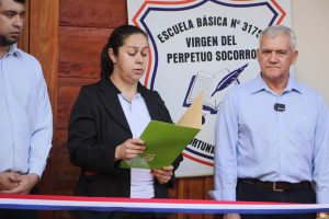 INAUGURACIÓN DE OBRAS DE SANITARIO SEXADO EN LA ESCUELA BASICA N° 3175 VIRGEN DEL PERPETUO SOCORRO