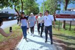 VERIFICACIÓN DE LAS OBRAS DE CONSTRUCCIÓN DE CAMINEROS DE LA DOBLE AVENIDA LAS ACACIAS CON RECURSOS PROVENIENTES DE ROYALTIES QUE RECIBE EL MUNICIPIO