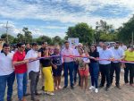 INAUGURACION DEL PAVIMENTO TIPO EMPEDRADO EN EL ASENTAMIENTO PRIMAVERA