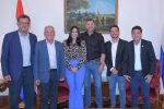 El intendente viajó a la capital del país para reunirse con el Vicepresidente de la República