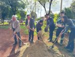 PALADA INICIAL DEL NUEVO CUARTEL DE BOMBEROS VOLUNTARIOS