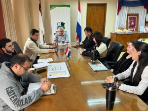 Reunión con representantes del Parque Tecnológico Itaipu (PTI) y el Centro TASK