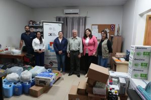 El intendente municipal, Lic. Nelson Cano, estuvo hoy en el Hospital Distrital de Hernandarias